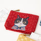 Kusuguru Japan "Honey Bean Princess" Jacquard Pouch