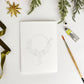 Wreaths Paintable Watercolor Notecard Set by Emily Lex