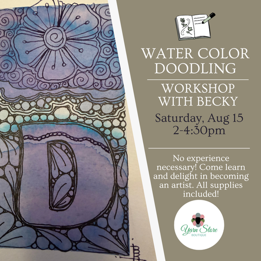 Water Color Doodling Workshop with Becky
