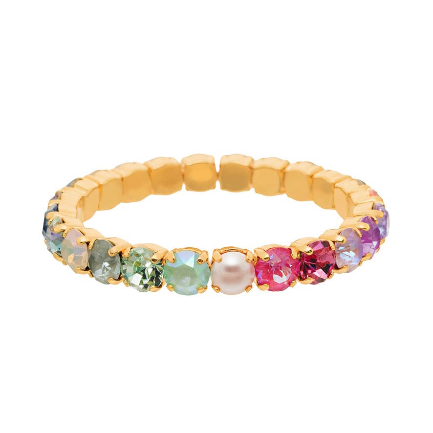 Oakland Stretch Bracelet in Fairy Dust Mix by Tova
