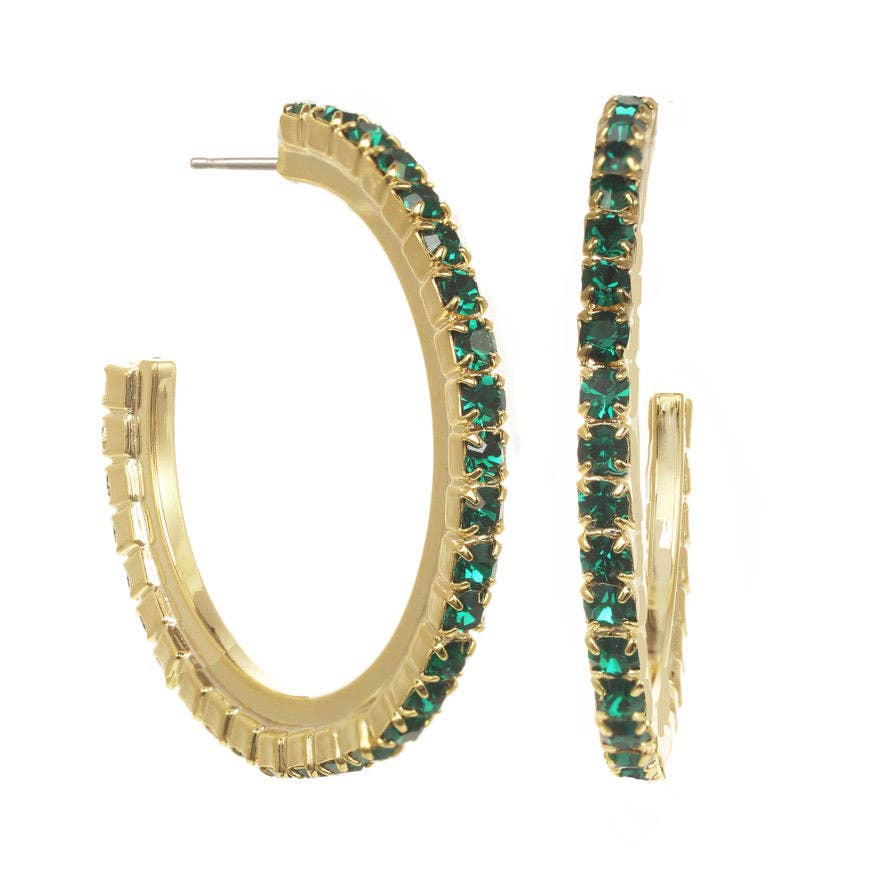 Slim Hoop Earrings by Tova
