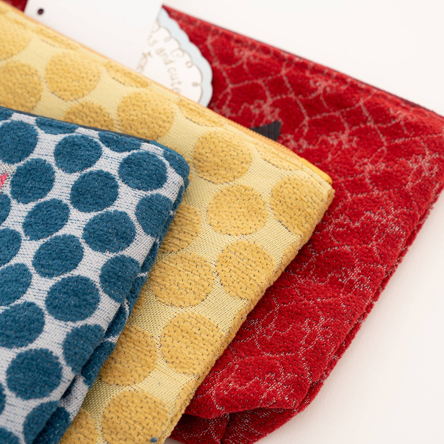 Kusuguru Japan "Honey Bean Princess" Jacquard Pouch