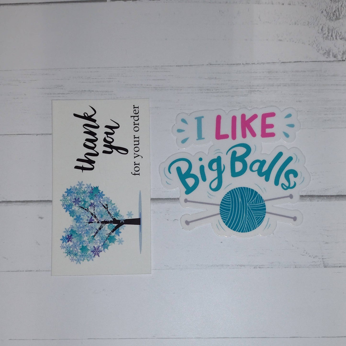 I Like Big Balls - Yarn Lover Sticker – Fiber Arts Sticker