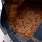 Kusuguru Japan Three Cats Embroidered Large Tote Bag - Gray