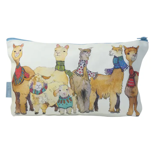 Emma Ball Alpacas & Friends Zipped Pouch