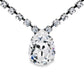 Milli Necklace in Antique Silver / Clear