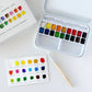 Watercolor Paint set 18 Colors with Brush by Emily Lex