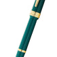Bailey Light™ Polished Green Resin and Gold Tone Fine Nib Fountain Pen