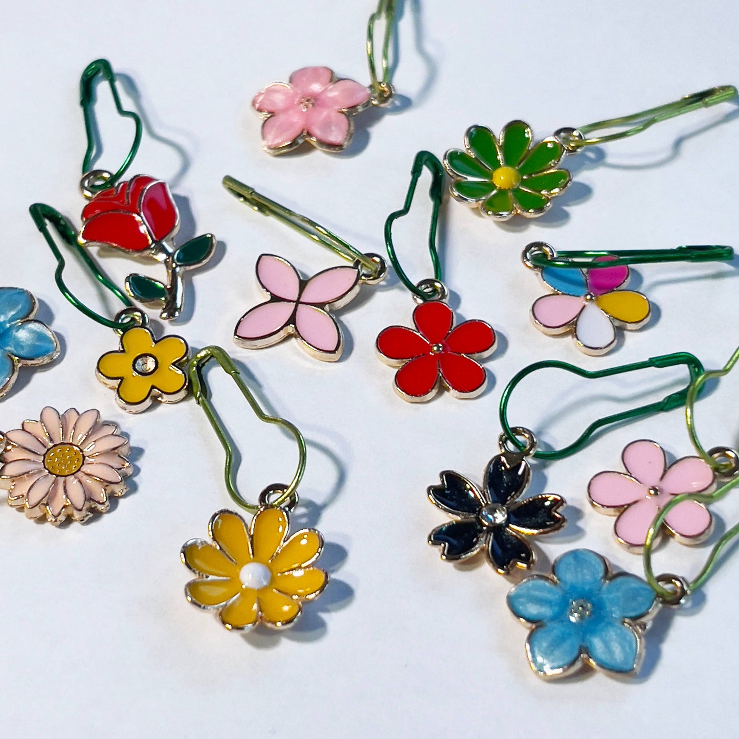 Flower Garden Stitch Marker Set