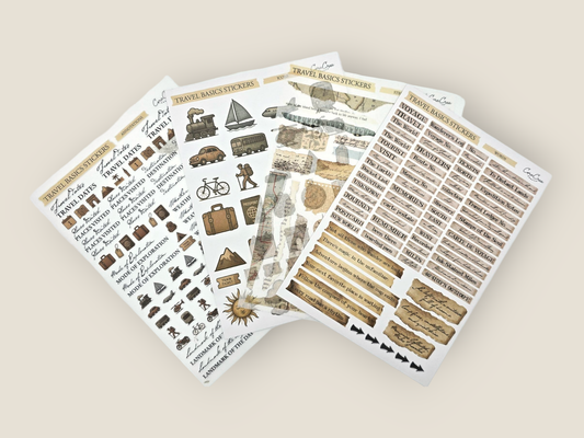 Travel Basic Stickers
