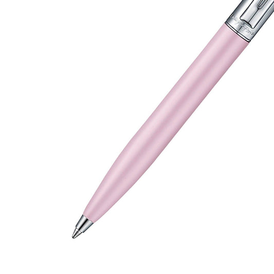 Sheaffer Sentinel Emily in Paris 321 Pink Matte Finish Ballpoint Pen with Chrome-Plated Trims and Bow-Shaped Clip Emblem