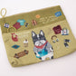Kusuguru Japan Cat Card Holder Coin Purse Pouch