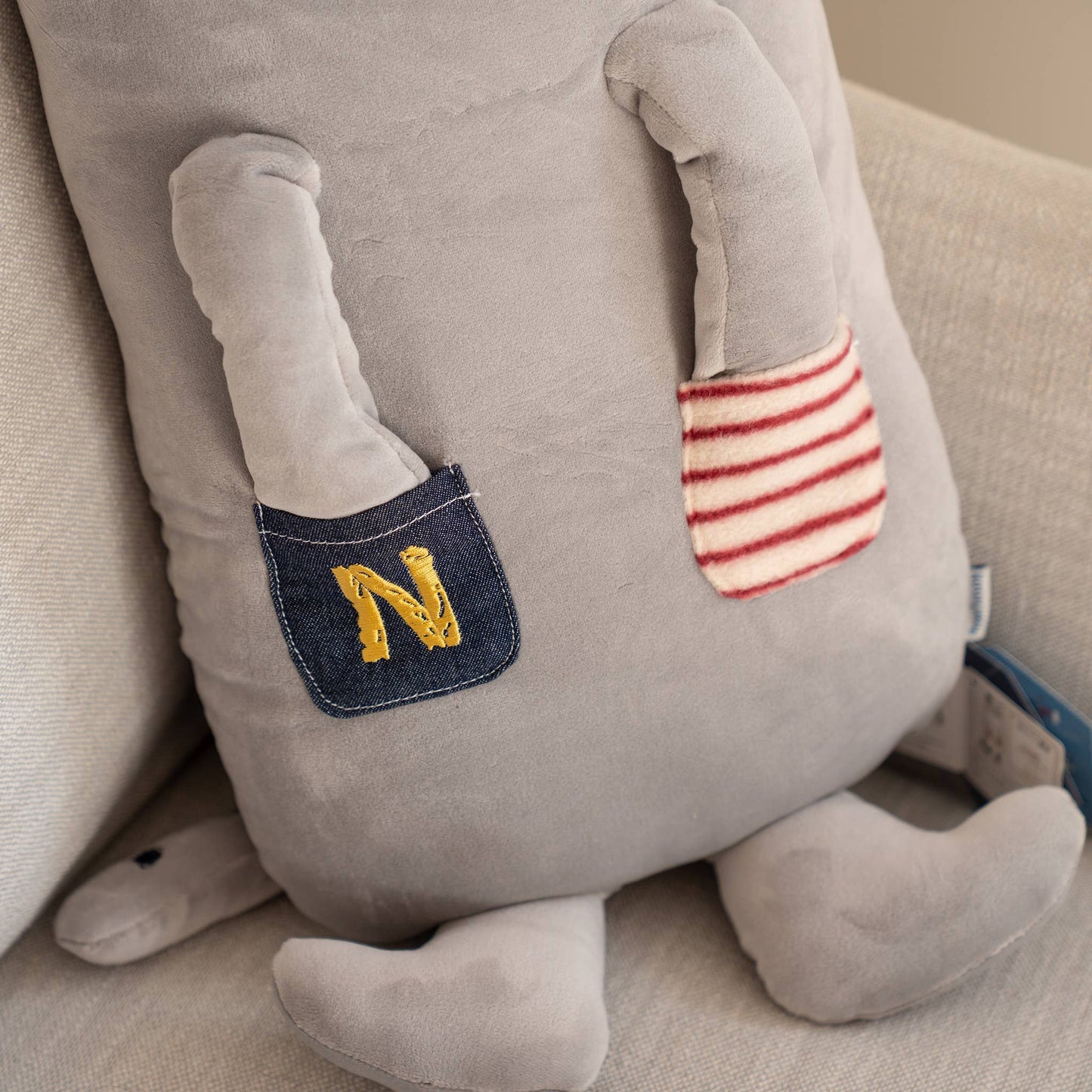 Kusuguru Japan "Nekozawa" Long Cat Lounge Pillow