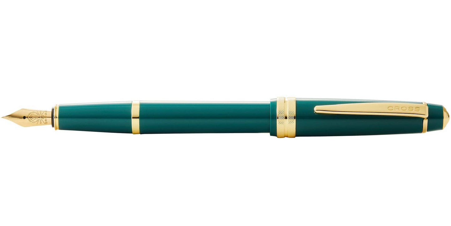 Bailey Light™ Polished Green Resin and Gold Tone Fine Nib Fountain Pen