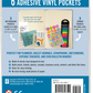 Adhesive Vinyl Pockets for Journals and Planners