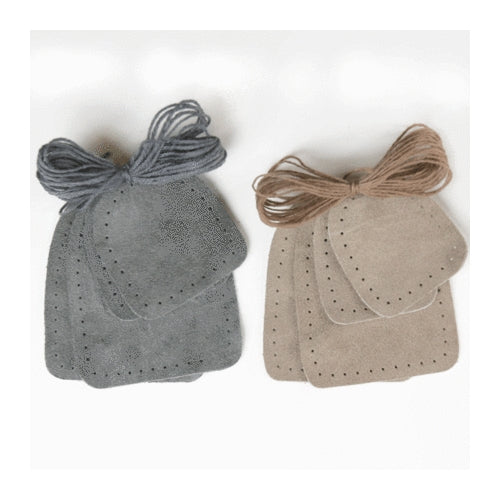 Suede 2-Piece Slipper Bottoms