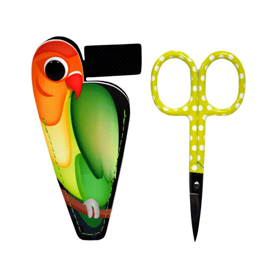 Purse Parrot Embroidery Scissors