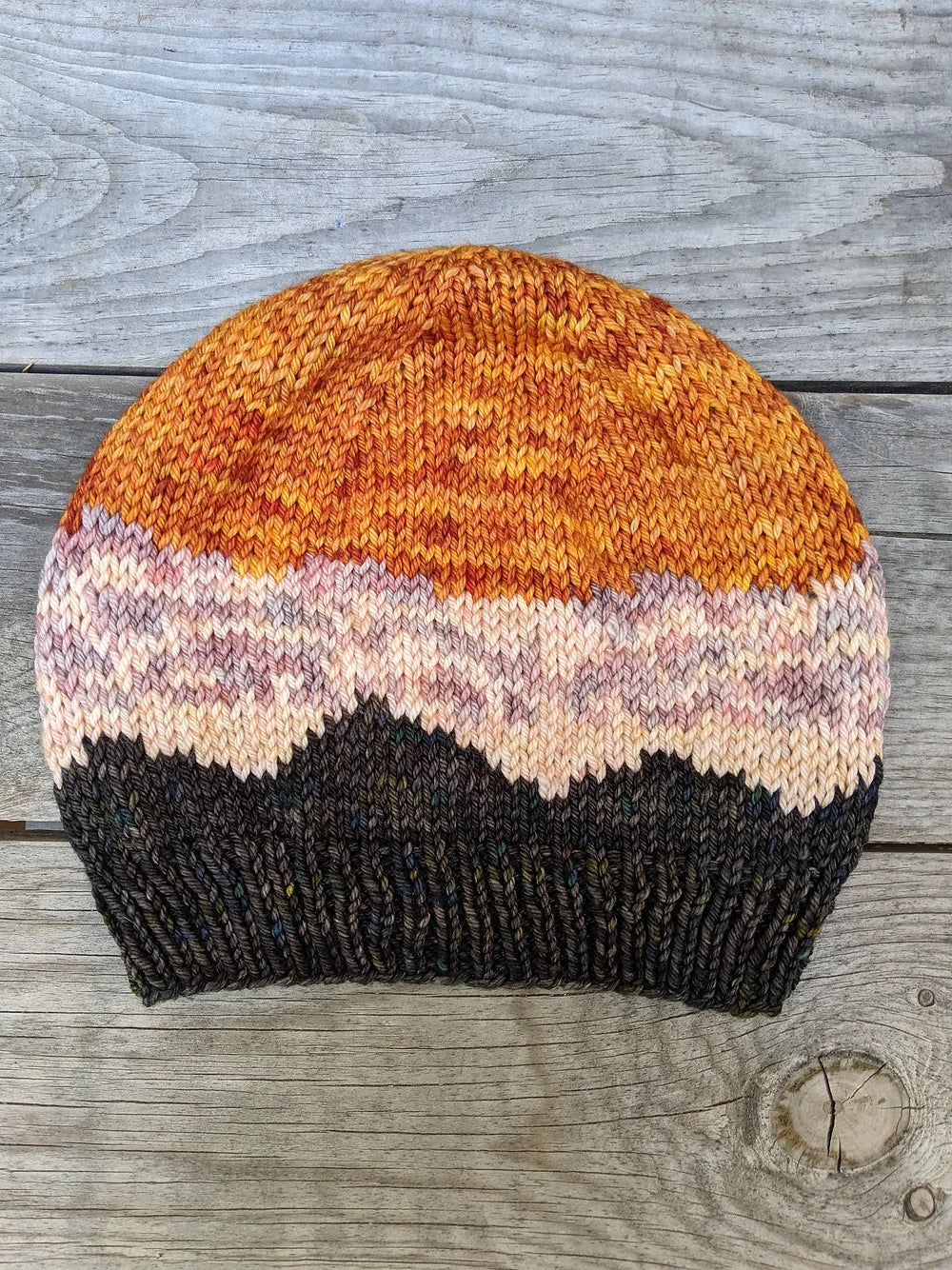 Haleakala Hat Knitting the National Parks (Retiring this kit)