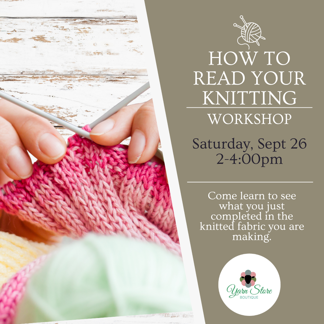 How to Read Your Knitting Workshop with Doris