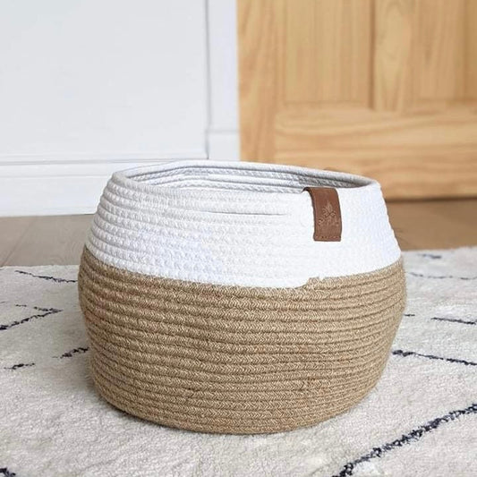 Thread and Maple Jute Caddy Basket