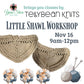 Little Shawl Workshop with Tellybean Knits aka Stephanie Lotven