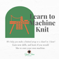 Machine Knitting Lesson