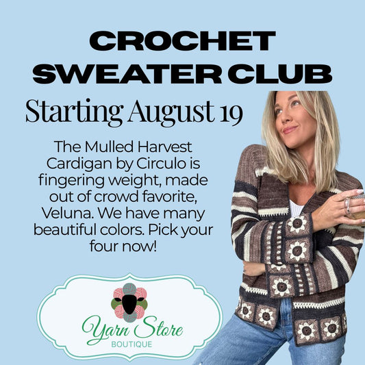 Crochet Sweater Club: Mulled Harvest Cardigan