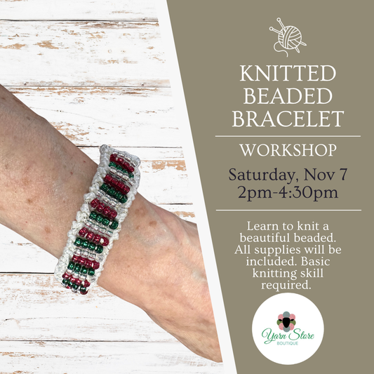 Knitted Beaded Bracelet Workshop