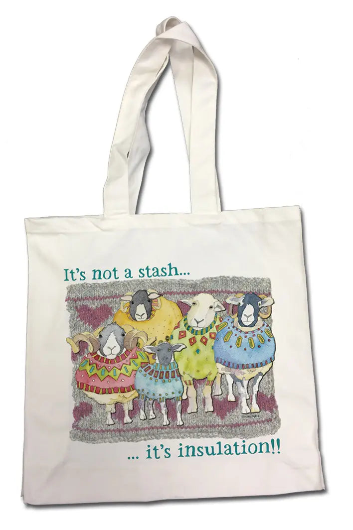 Emma Ball It's Not a Stash Cotton Canvas Bag