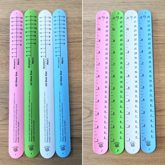 Knit Kit Notions Box and Sock Rulers