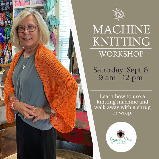 Machine Knitting Workshop - Shrug