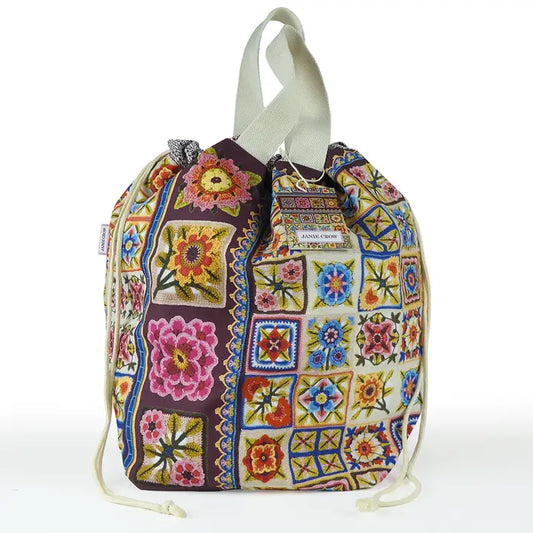 Emma Ball Spirit of Flora Large Bucket Bag