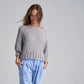 Super Cropped Sweater with Big Cotton by Loopy Mango KAL