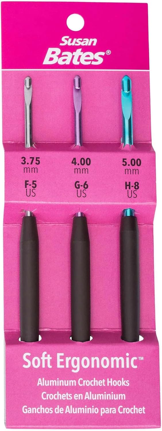 Soft Ergonomic Corchet Hook Set by Susan Bates