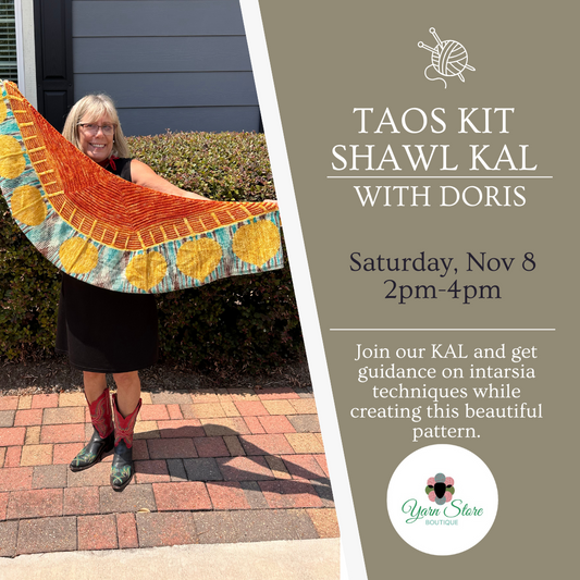 Autumn in Taos Shawl KIt by Theodora Pearls - Taking Pre-Orders