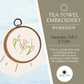 Tea Towel Embroidery Workshop