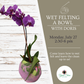 Wet Felting a Bowl Workshop with Doris