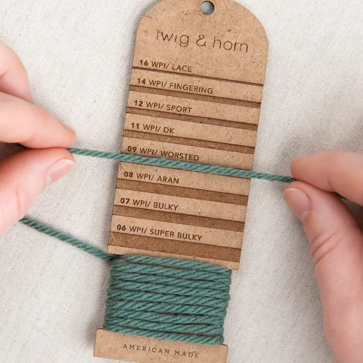 Wraps Per Inch Tool by Twig & Horn