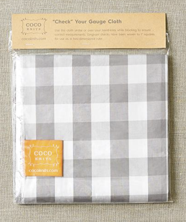 CoCoKnits Check Your Guage Cloth