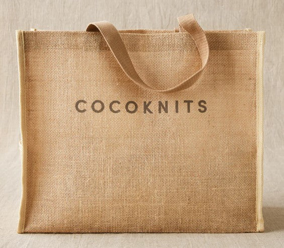 CocoKnits Jute Tote